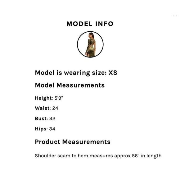 Camila Coelho Gabriel Maxi Dress in Olive Green Small New Womens Bodycon - Picture 11 of 15